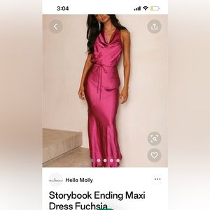 Hello Molly - Fuchsia Storybook Ending Maxi Dress